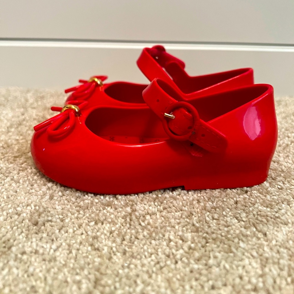 Mini Melissa Little Girl's Mini Sweet Love Mary Jane Flats